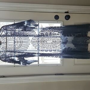 Rebellion Navy Blue Lace Cardigan